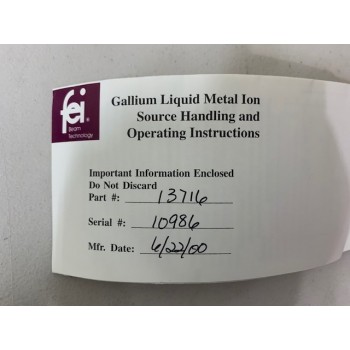 FEI 13716 Gallium Liquid Metal Ion Source for Focused Ion Beam and SEM LMIS